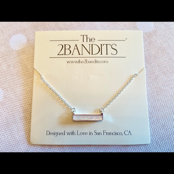 The 2 Bandits Jewelry - Sterling Silver Plated Necklace